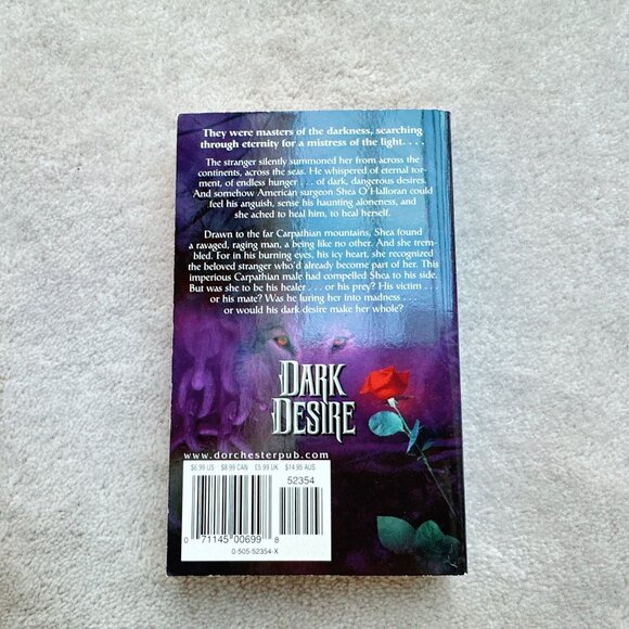 Dark Desire by Christine Feehan | Paperback Book - Picture 3 of 4